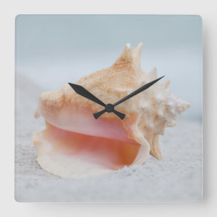 Relógio Quadrado Conch Shell