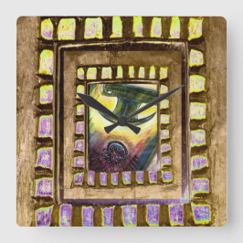 Relógio Quadrado Conquista sobre Mau