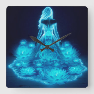 Relógio Quadrado Consciousness / Conciencia