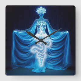 Relógio Quadrado Consciousness / Conciencia