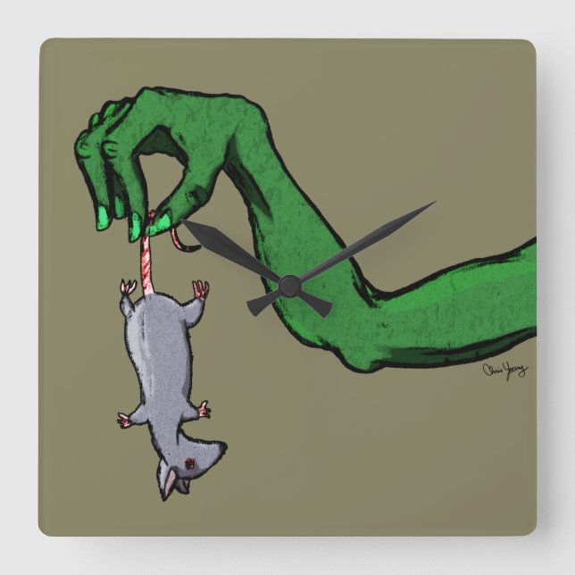 Relógio Quadrado Contagem para baixo (Frente)