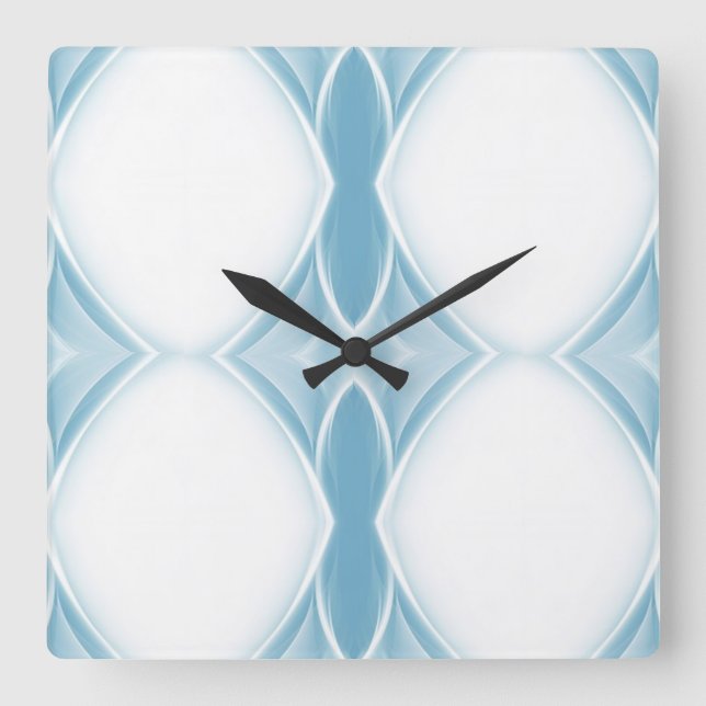 Relógio Quadrado Cores de estilos clássicos (Frente)