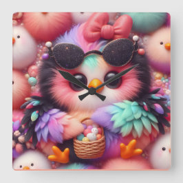 Relógio Quadrado Coroa