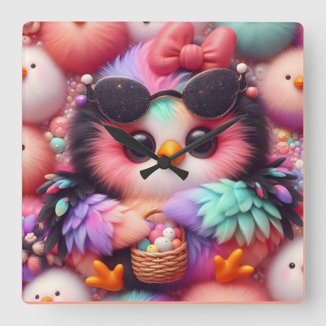 Relógio Quadrado Coroa (Frente)