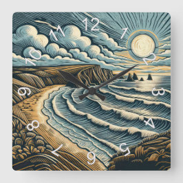 Relógio Quadrado Costa