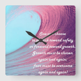 Relógio Quadrado Cotação do Conjunto de Movimentos de Crescimento