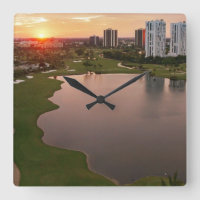 Country Club no pôr do sol, Aventura, Flórida
