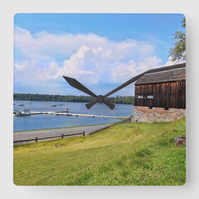 Relógio Quadrado Cove Wethersfield, CT (Frente)