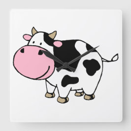 Relógio Quadrado Cow