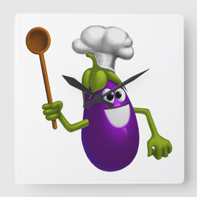 Relógio Quadrado Cozinha (Frente)