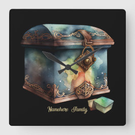 Relógio Quadrado Crie a sua melhor qualidade de água do tesouro