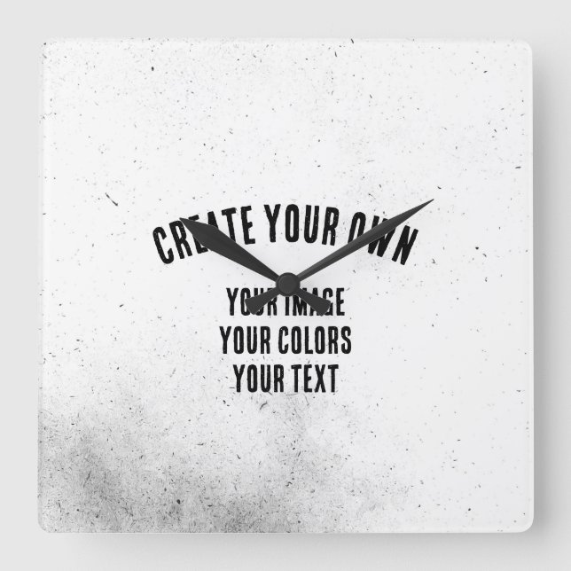 Relógio Quadrado Crie seu (Frente)