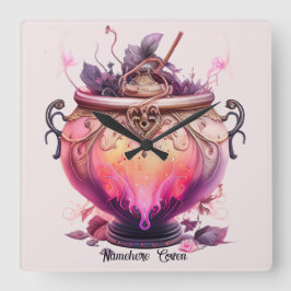 Relógio Quadrado Crie seu próprio caldeirão de combate a incêndios