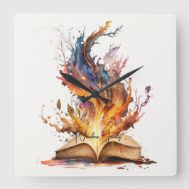 Relógio Quadrado Crie seu próprio Grimoire