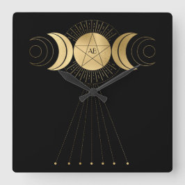 Relógio Quadrado Crie seu próprio Tarot do Alto Sacerdote da Arcana