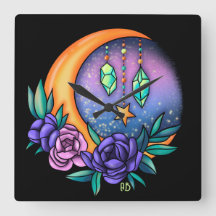 Crie seus próprios cristais, lua e Rosas bonitos