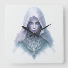 Relógio Quadrado Crie Sua Própria Bruxa Roxa