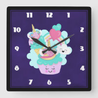 Cupcake bonito e Sorvete feliz