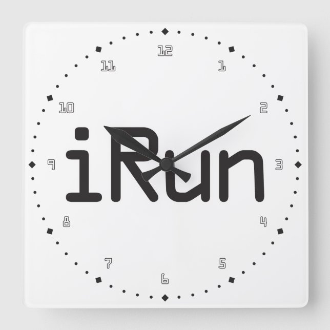 Relógio Quadrado Customise Product (Frente)