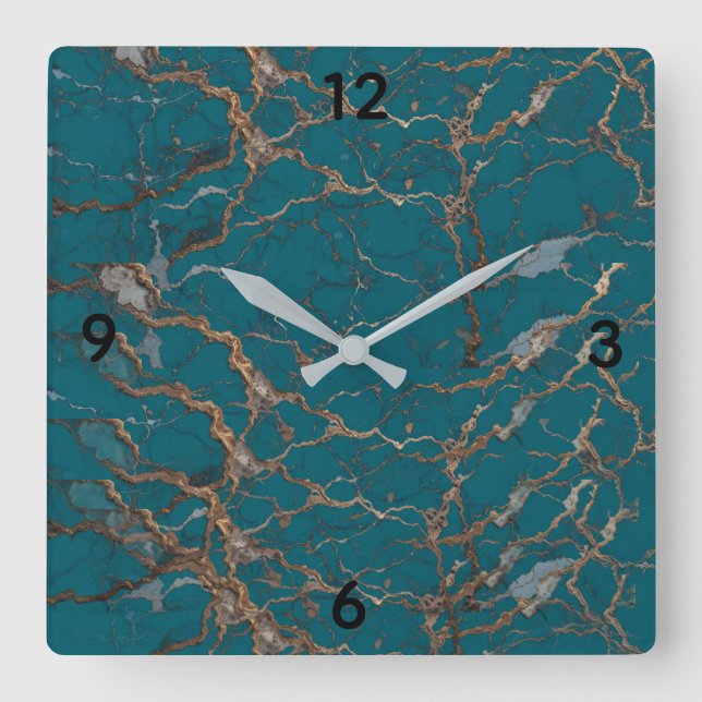 Relógio Quadrado Customize beautiful wall clock  (Frente)