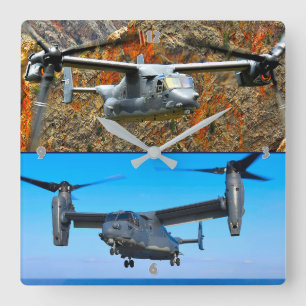 RELÓGIO QUADRADO CV-22 OSPREY