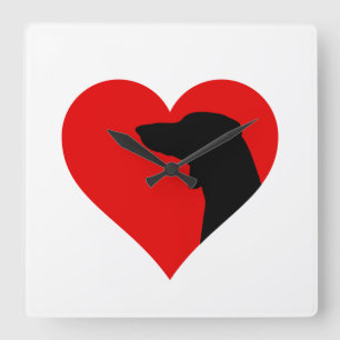 Relógio Quadrado Dachshund