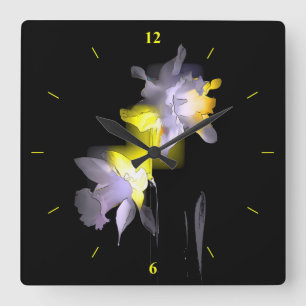 Relógio Quadrado Daffodilos Cubist