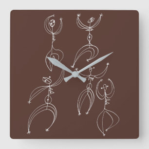 Relógio Quadrado dança interpretativa