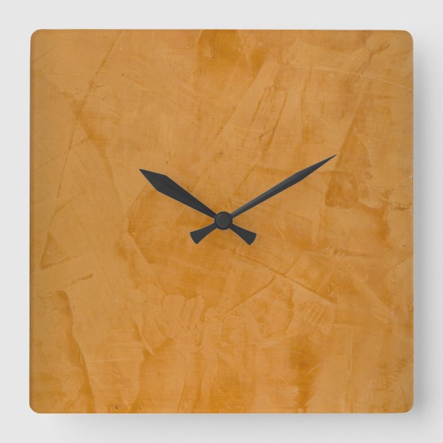 Relógio Quadrado Dante Faux Finish Square Wallclock (Frente)