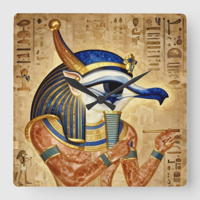 Relógio Quadrado Das Ägyptische Auge  (Frente)