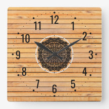 Decoração com Padrão de Madeira Rústica - Decoraçã