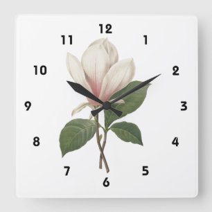 Relógio Quadrado Decoração decorativa da parede de desenho de magnó