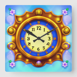 Relógio Quadrado Decoração divertida