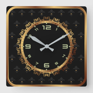 Relógio Quadrado Decorativo elegante