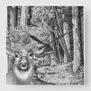 Relógio Quadrado Deer