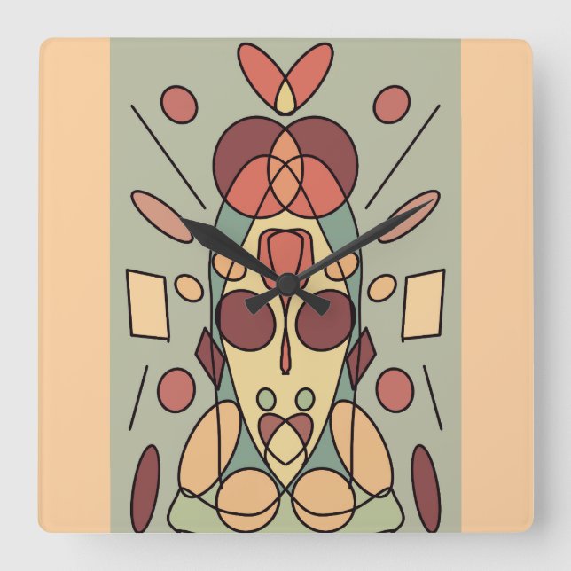 Relógio Quadrado Dekokissen (Frente)