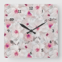 Delicar floral branco e rosa