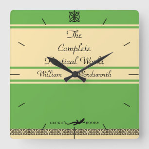 Relógio Quadrado Design A Sua Própria Cronometragem Do Cobrir Do L