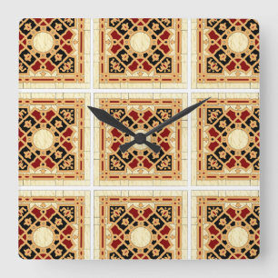 Relógio Quadrado Design árabe #9 em Emporio Moffa