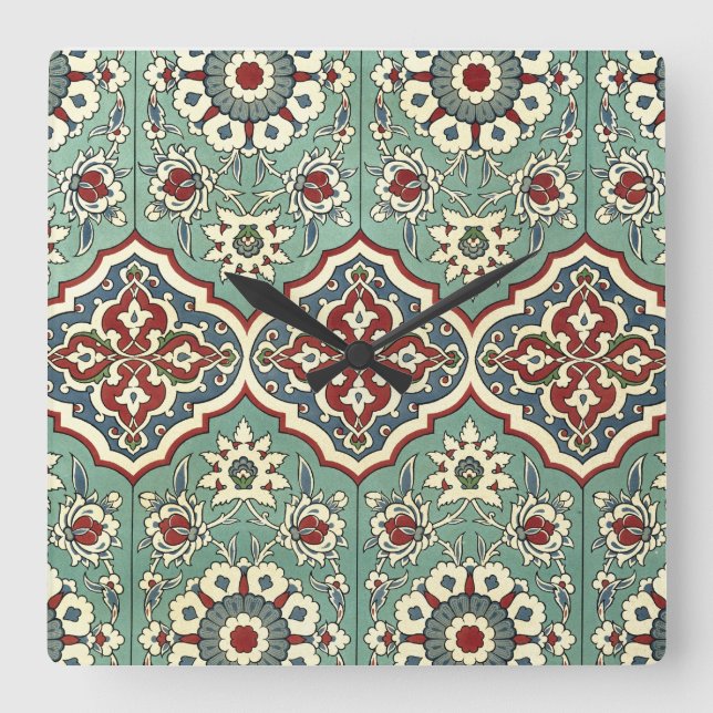 Relógio Quadrado Design Árabe nº 11 em Emporio Moffa (Frente)