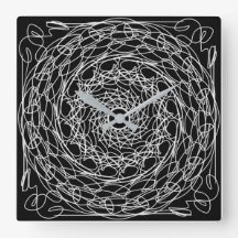 Design de mandala preto e branco