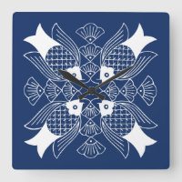 Design de Peixes Submarinos com Fundo Azul