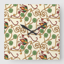 design floral inspirado no Art Nouveau