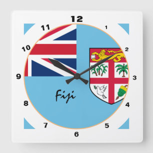Relógio Quadrado Design moderno de Fiji, Página Inicial da tendênci