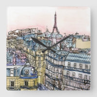 Destinos| Torre Eiffel Watercolor e Paris