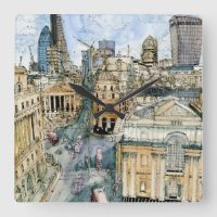 Destinos | Watercolor Vintage London Street