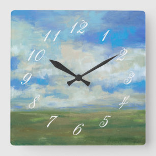 Relógio Quadrado Dia Brilhante I