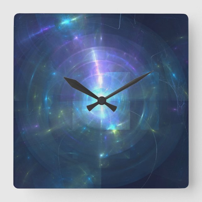 Relógio Quadrado Difracção (Frente)
