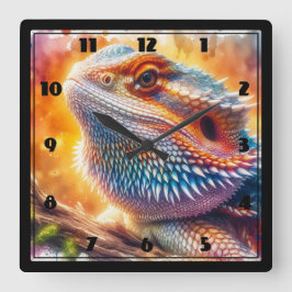 Relógio Quadrado Dragão barrado