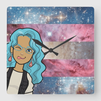 Relógio Quadrado DreamsIntoRealityComics Ashlyn Tempest Art Cobrir